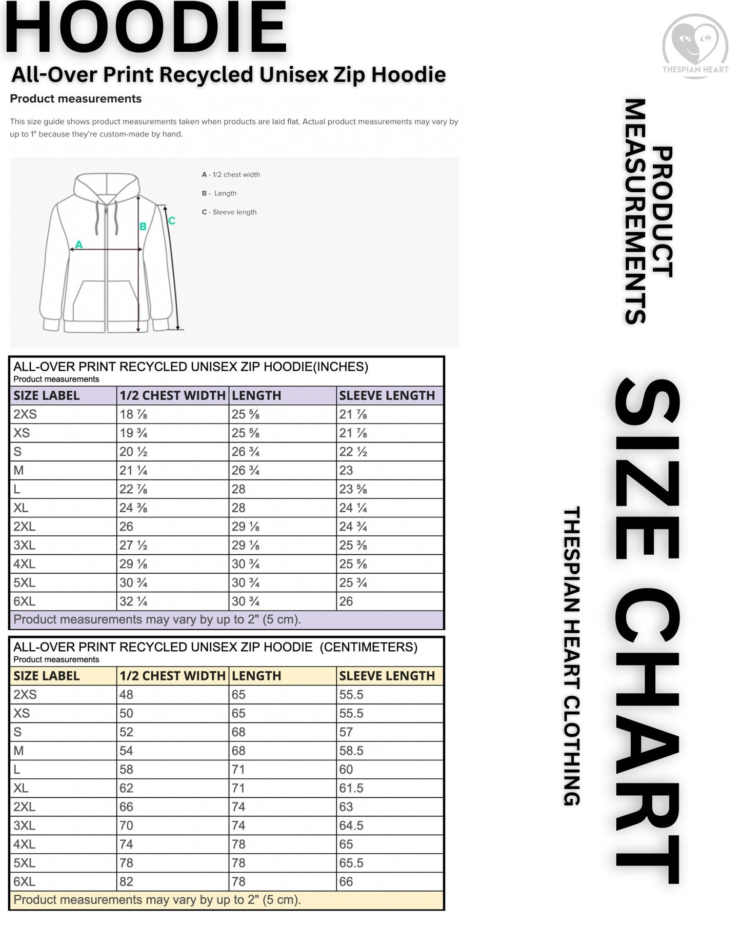 Artist. Actor. Player. Thespian. Recycled Unisex Zip Hoodie