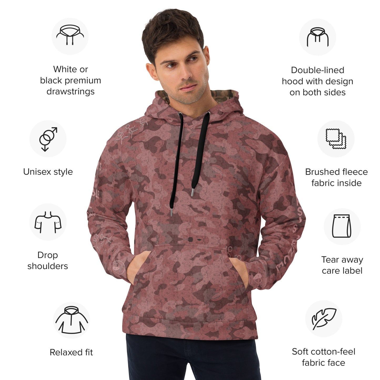 Persistence - All-Over Print Unisex Hoodie