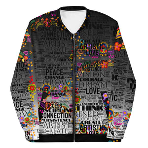 Inspirational Words - All Over Print Unisex Bomber Jacket