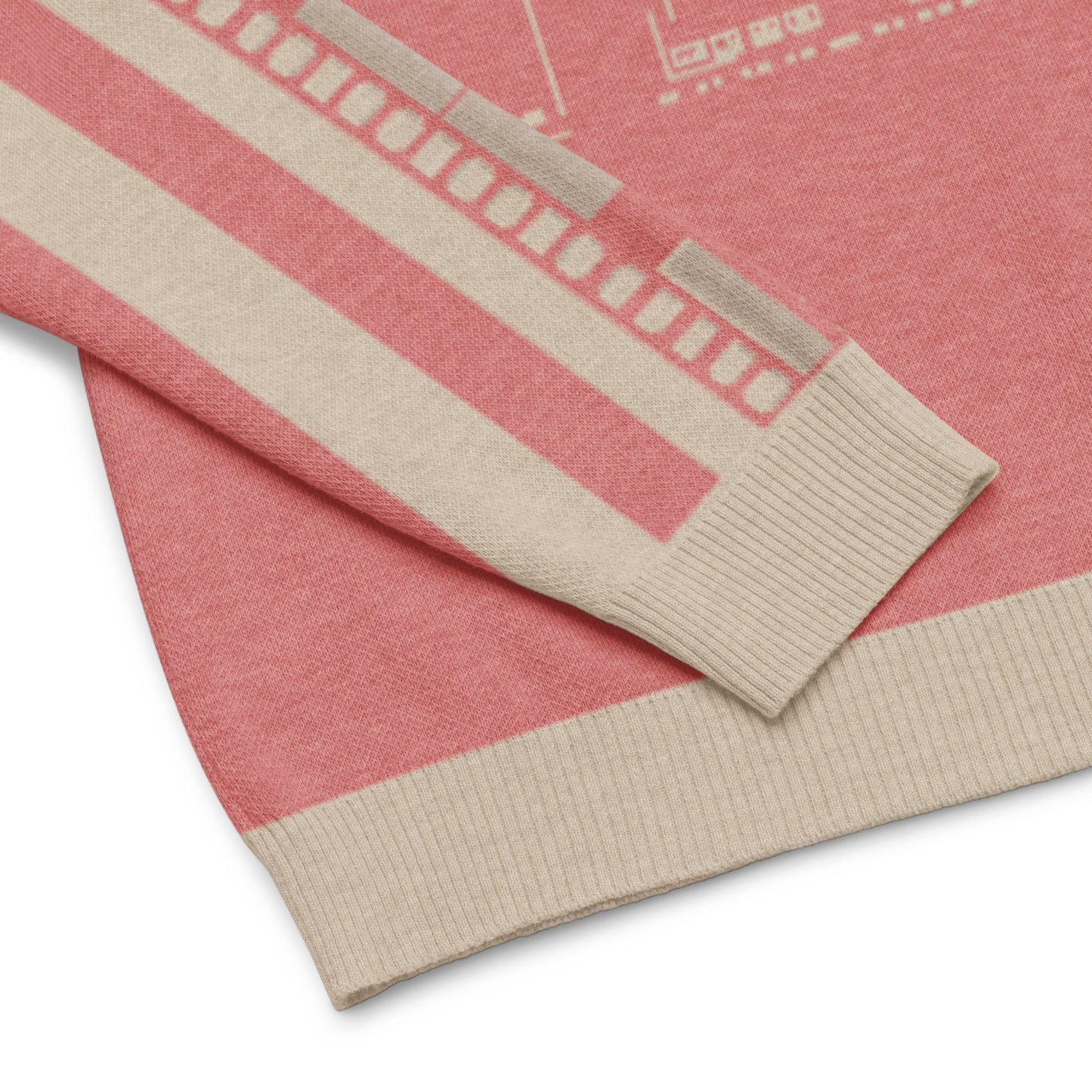 Strong Female Protagonist Pink Knitted crew neck sweater