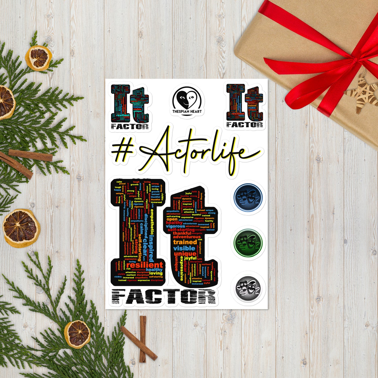 It Factor Sticker sheet