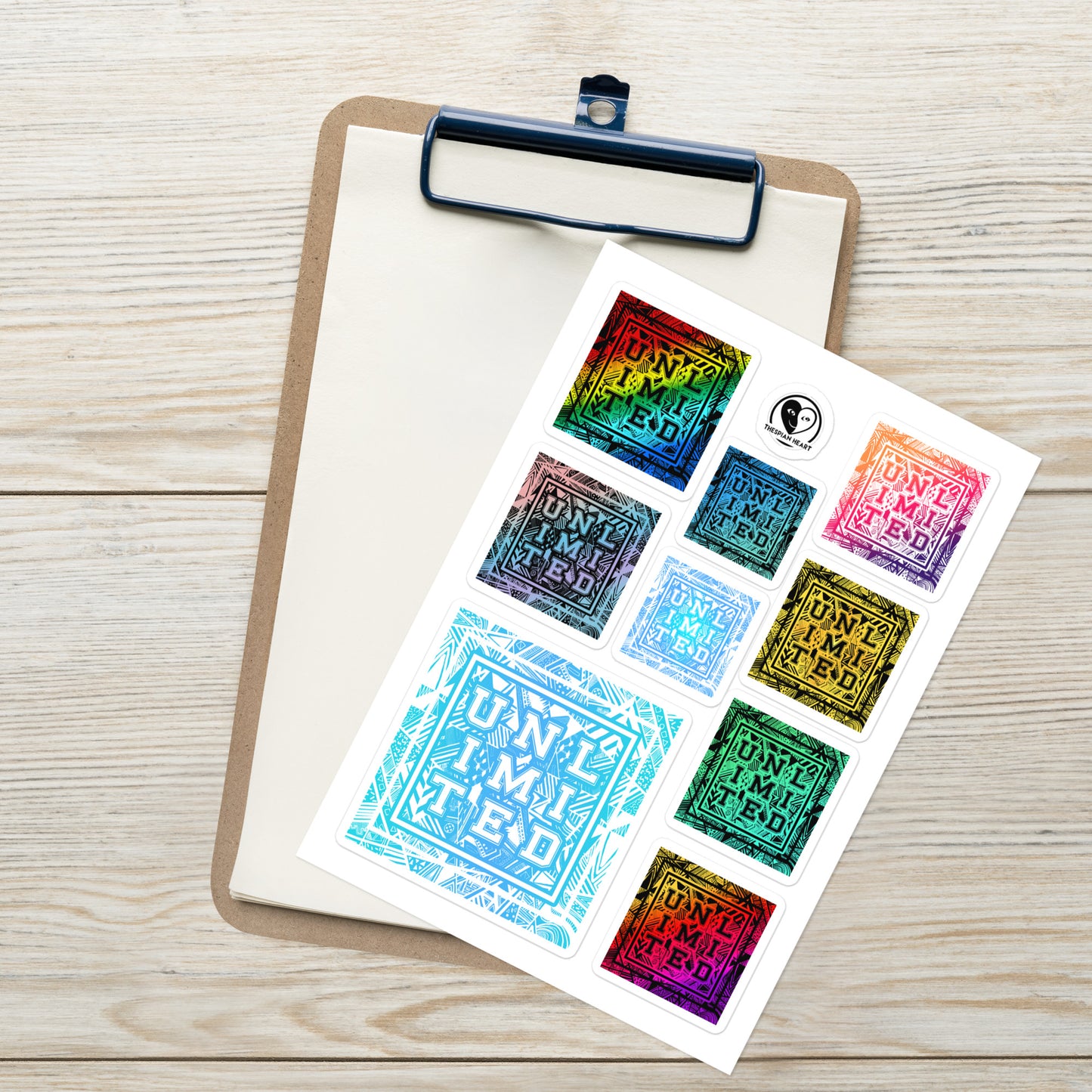 Unlimited - 9 Sticker Sheet