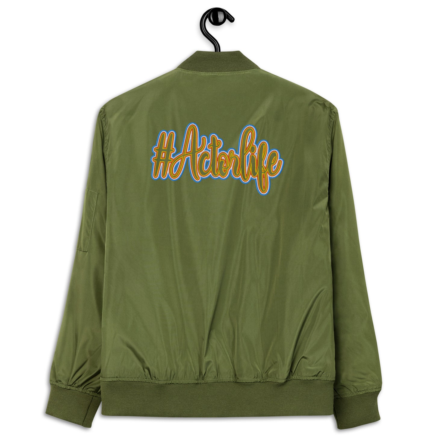 #Actorlife Embroidered Premium Recycled Bomber Jacket