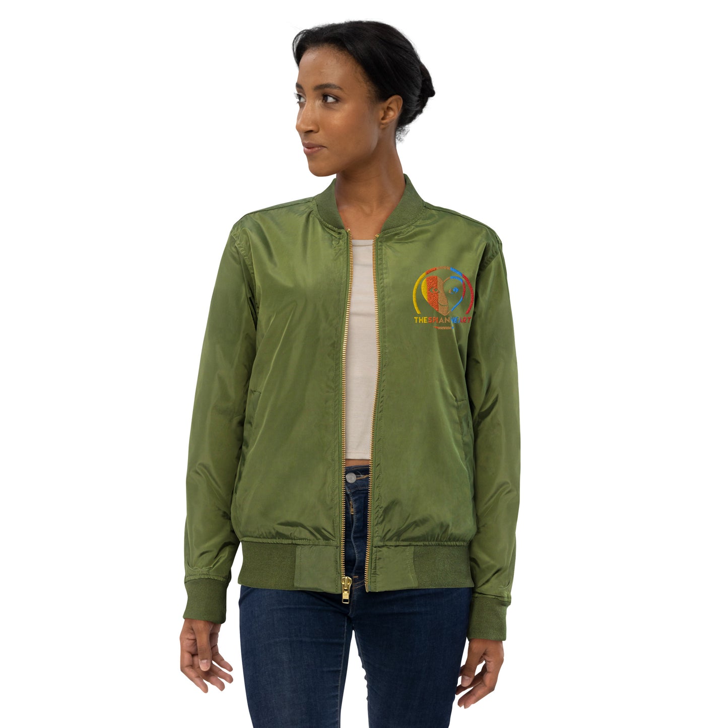 #Actorlife Embroidered Premium Recycled Bomber Jacket