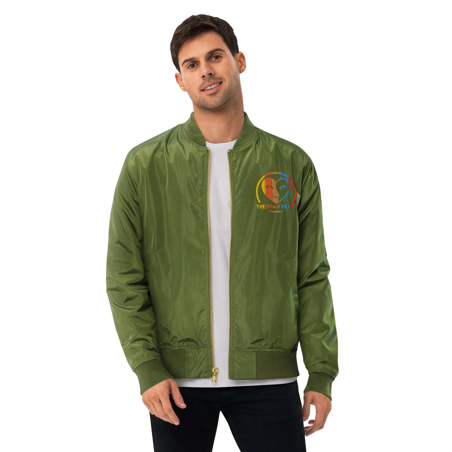 #Actorlife Embroidered Premium Recycled Bomber Jacket