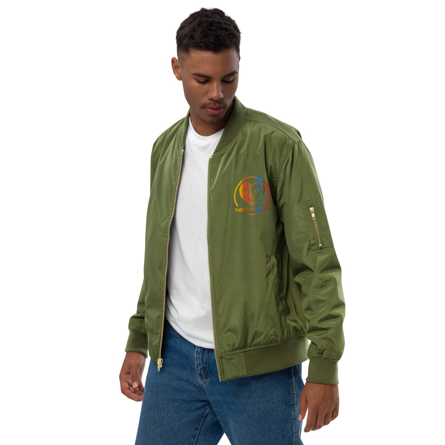 #Actorlife Embroidered Premium Recycled Bomber Jacket