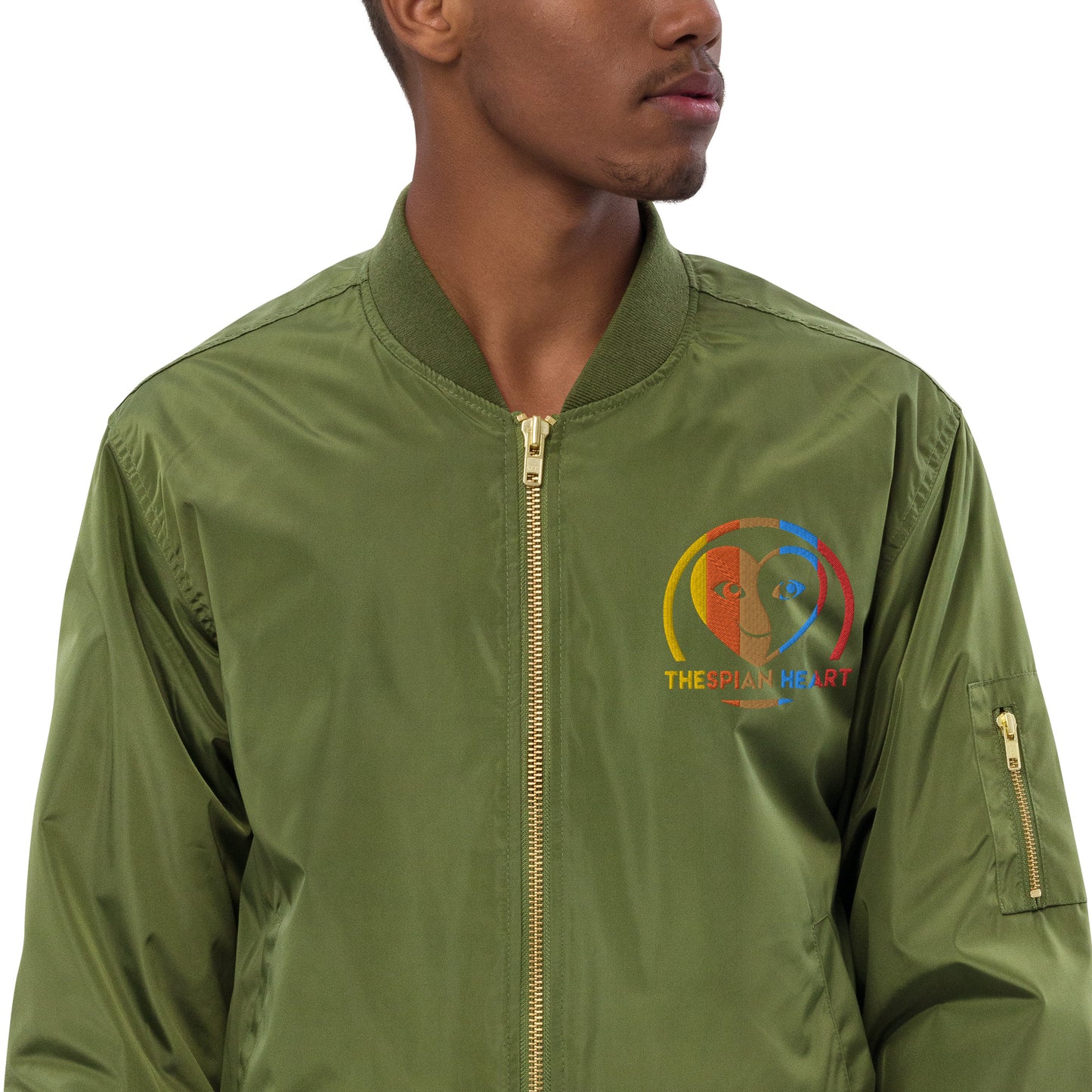 #Actorlife Embroidered Premium Recycled Bomber Jacket