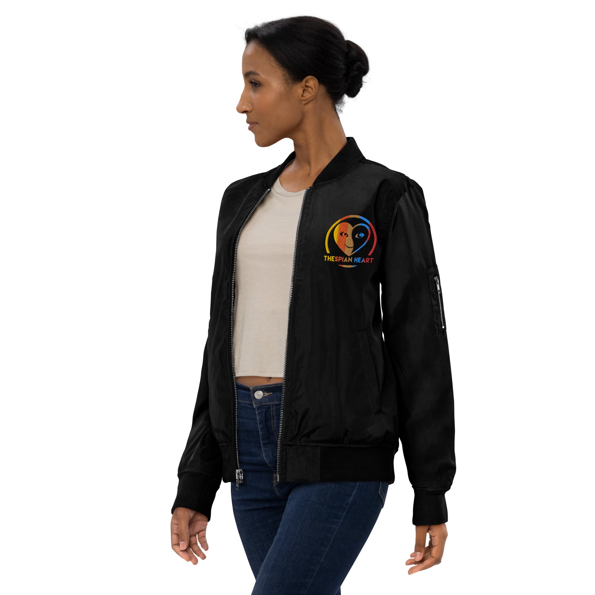 #Actorlife Embroidered Premium Recycled Bomber Jacket