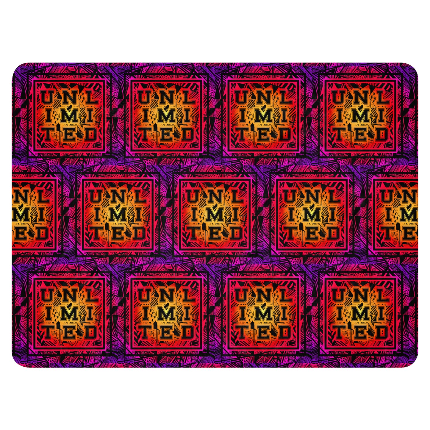 Unlimited Colorful - Sherpa Blanket