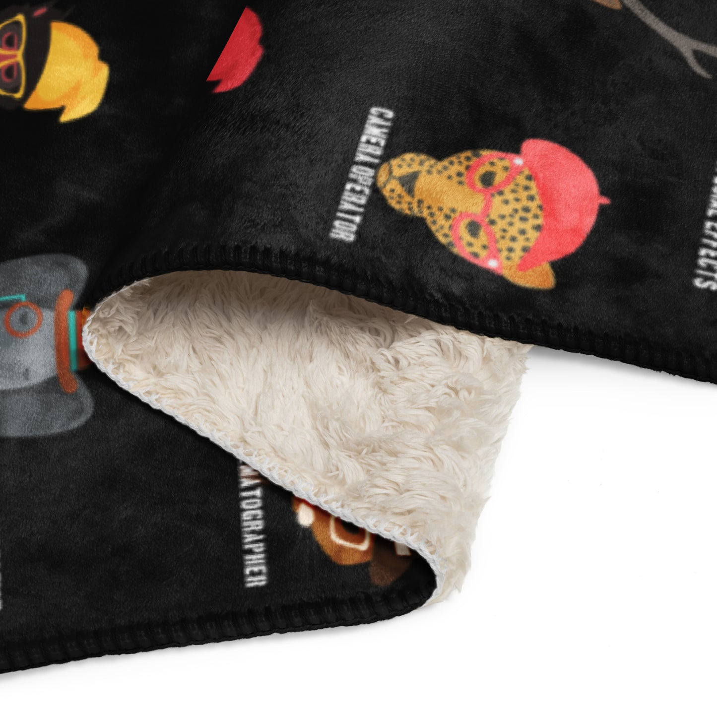 It Takes A Village Animal Style - Sherpa Blanket