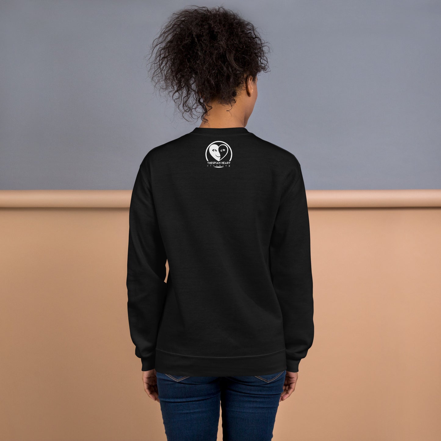 Comedy Tragedy - Embroidered Staple Unisex Crewneck Sweatshirt