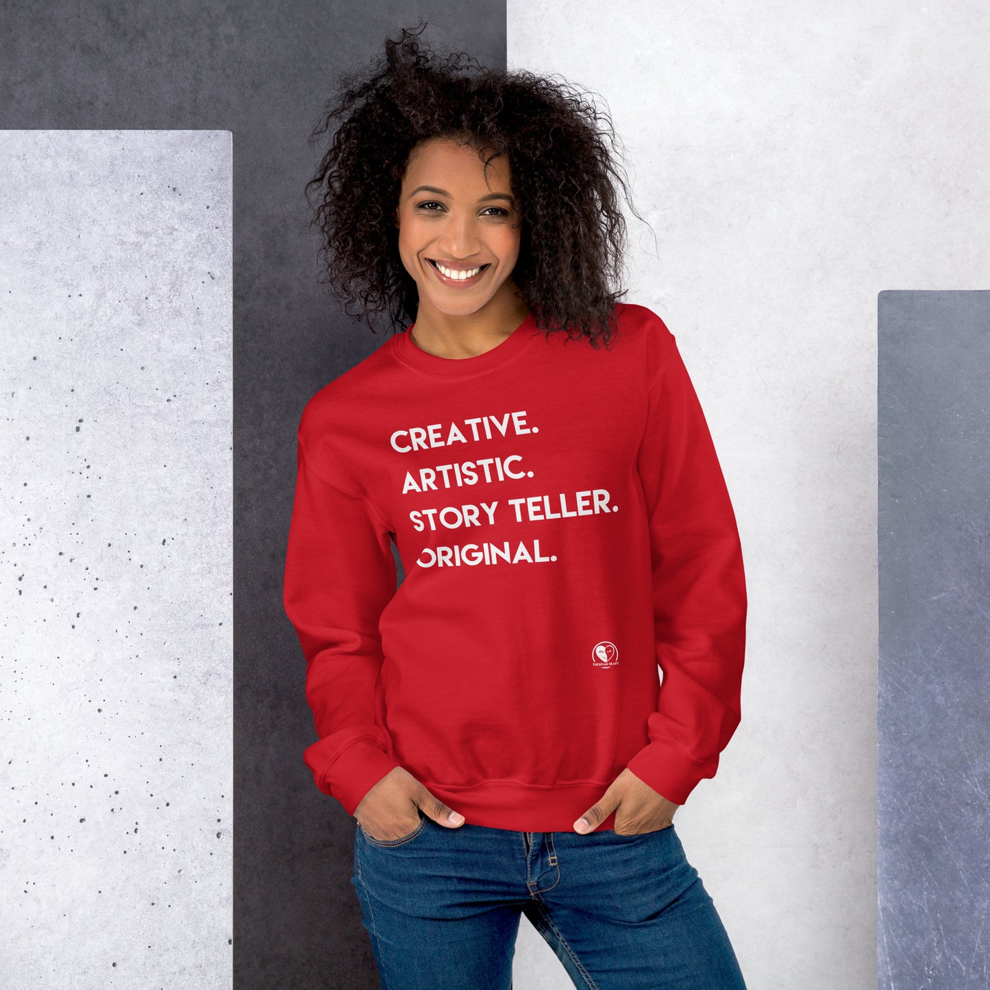 Creative Artistic - Printed Staple Unisex Crewneck Sweatshirt