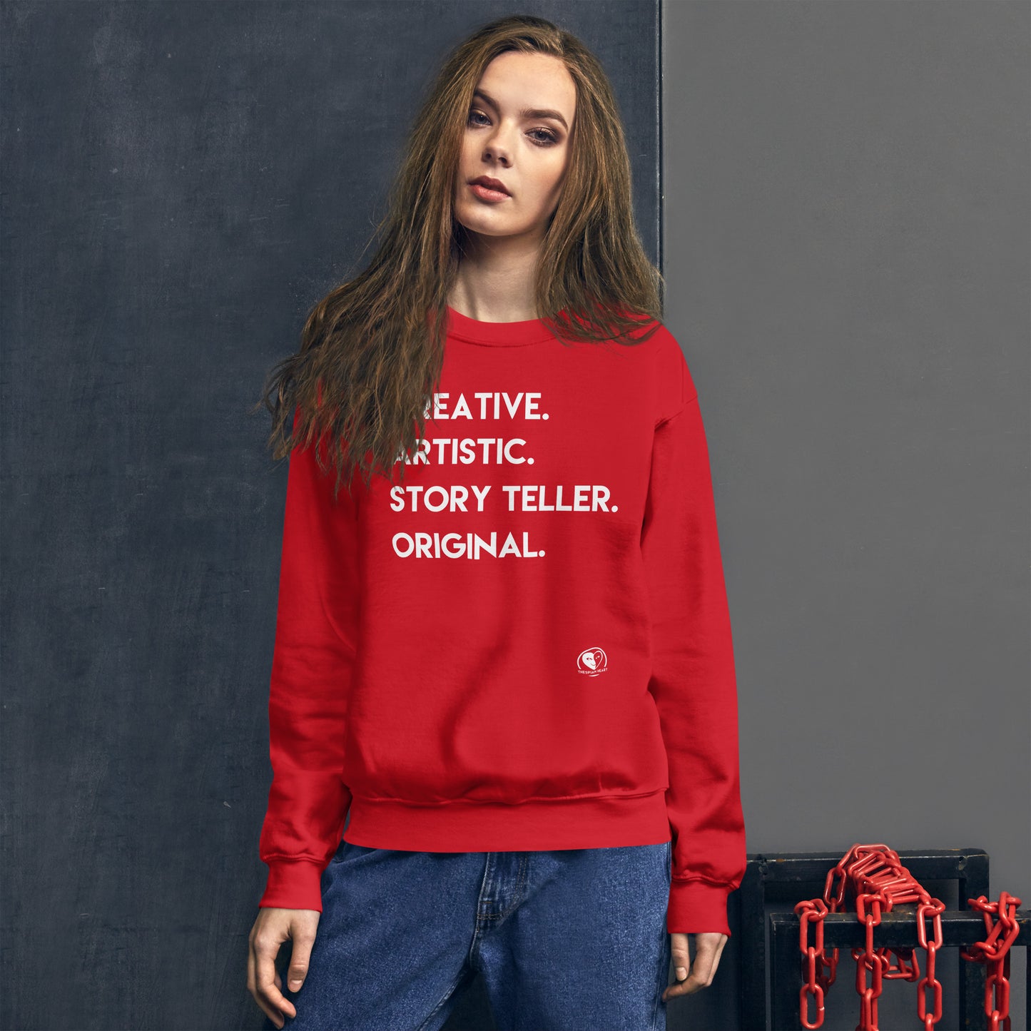 Creative Artistic - Printed Staple Unisex Crewneck Sweatshirt