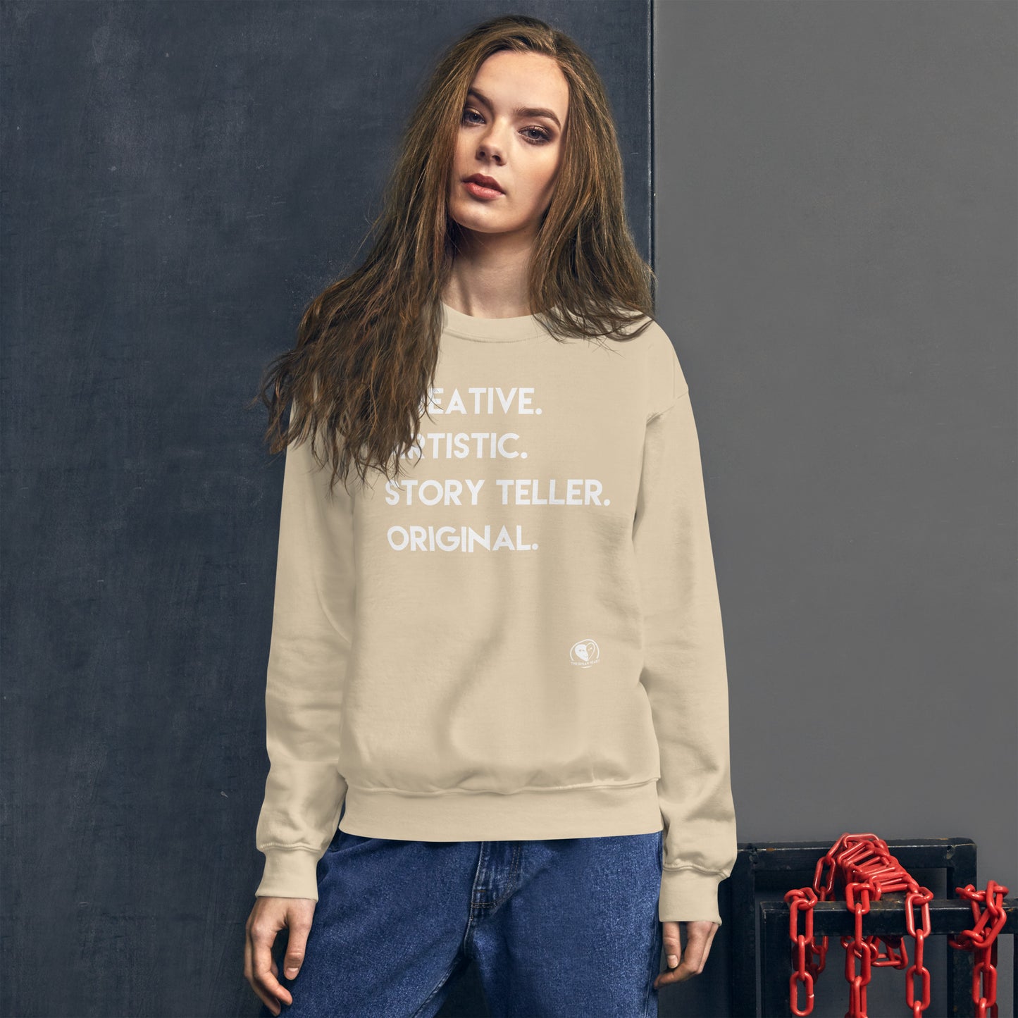 Creative Artistic - Printed Staple Unisex Crewneck Sweatshirt