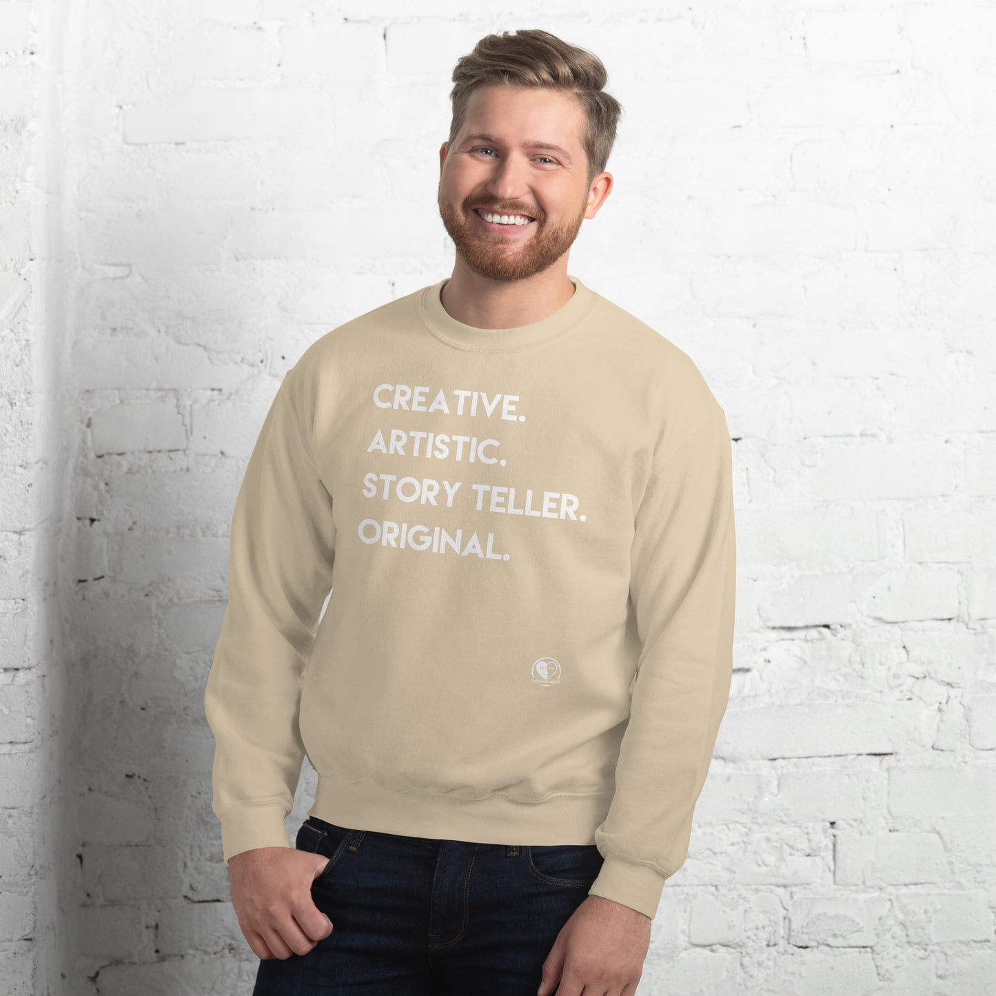 Creative Artistic - Printed Staple Unisex Crewneck Sweatshirt