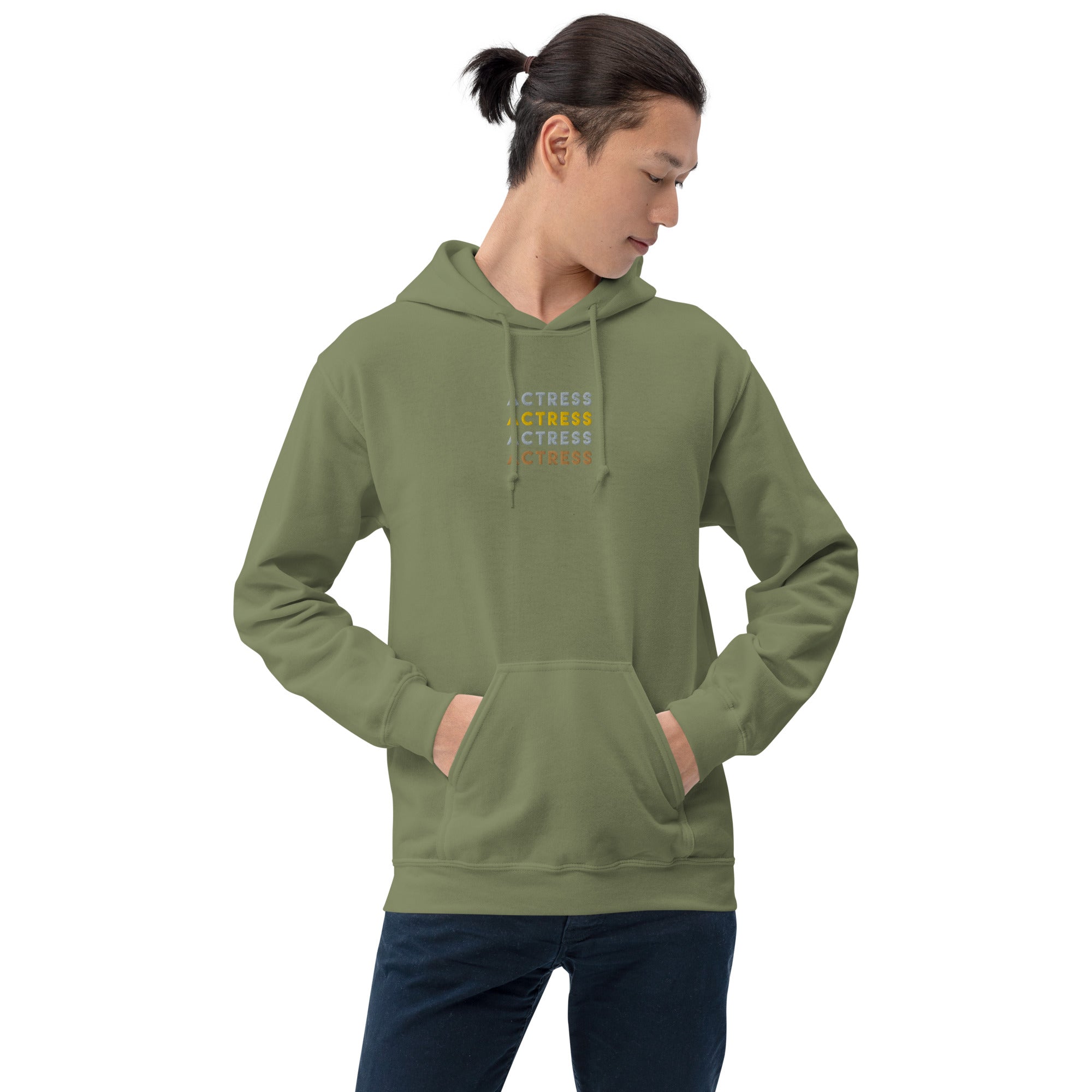 Actress x 4-  Embroidered Staple Unisex Hoodie