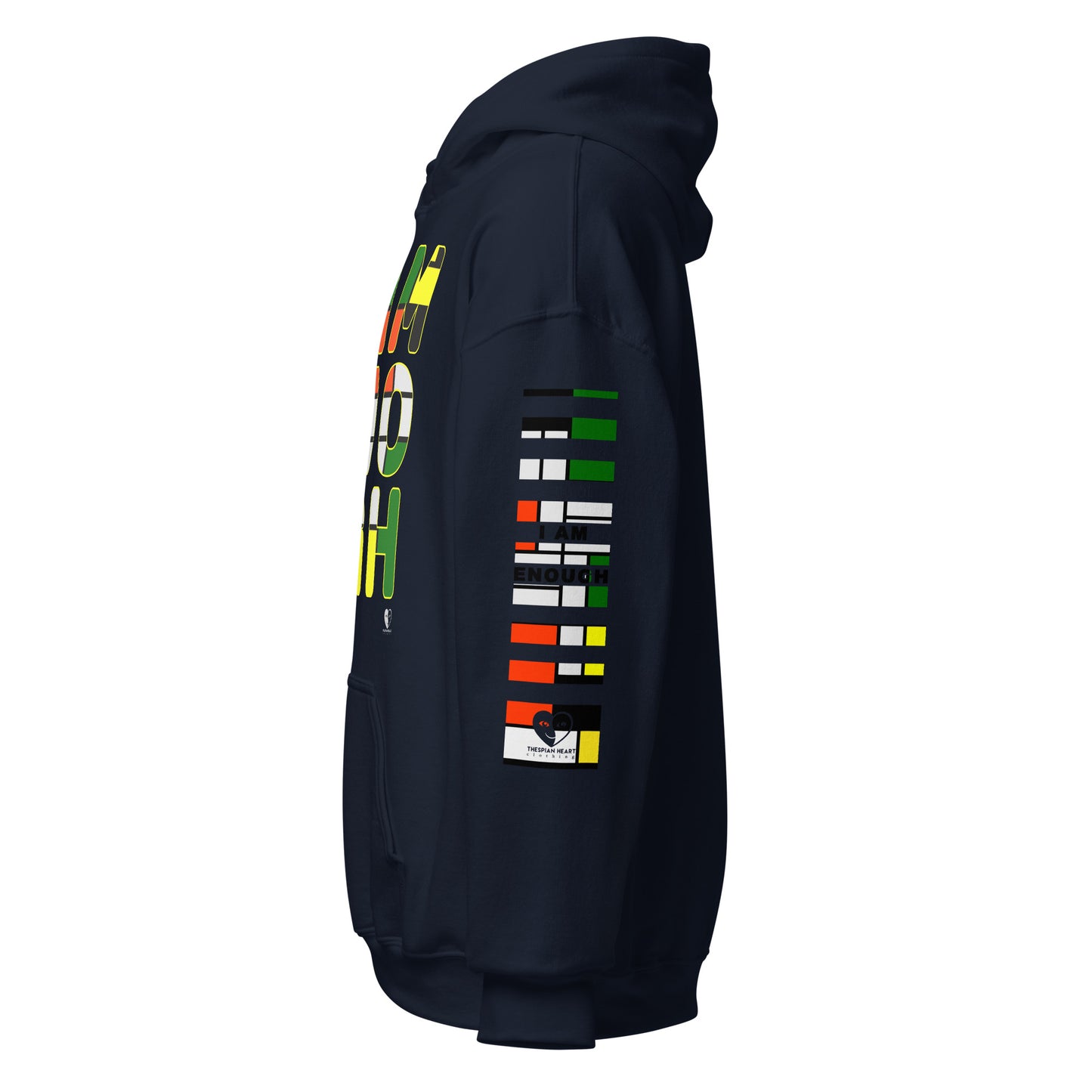 I Am Enough - Printed Sleeves Staple Unisex Hoodie
