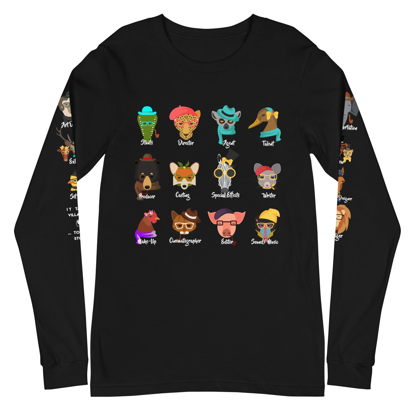 It Takes A Village - Animals - Unisex Long Sleeve Tee