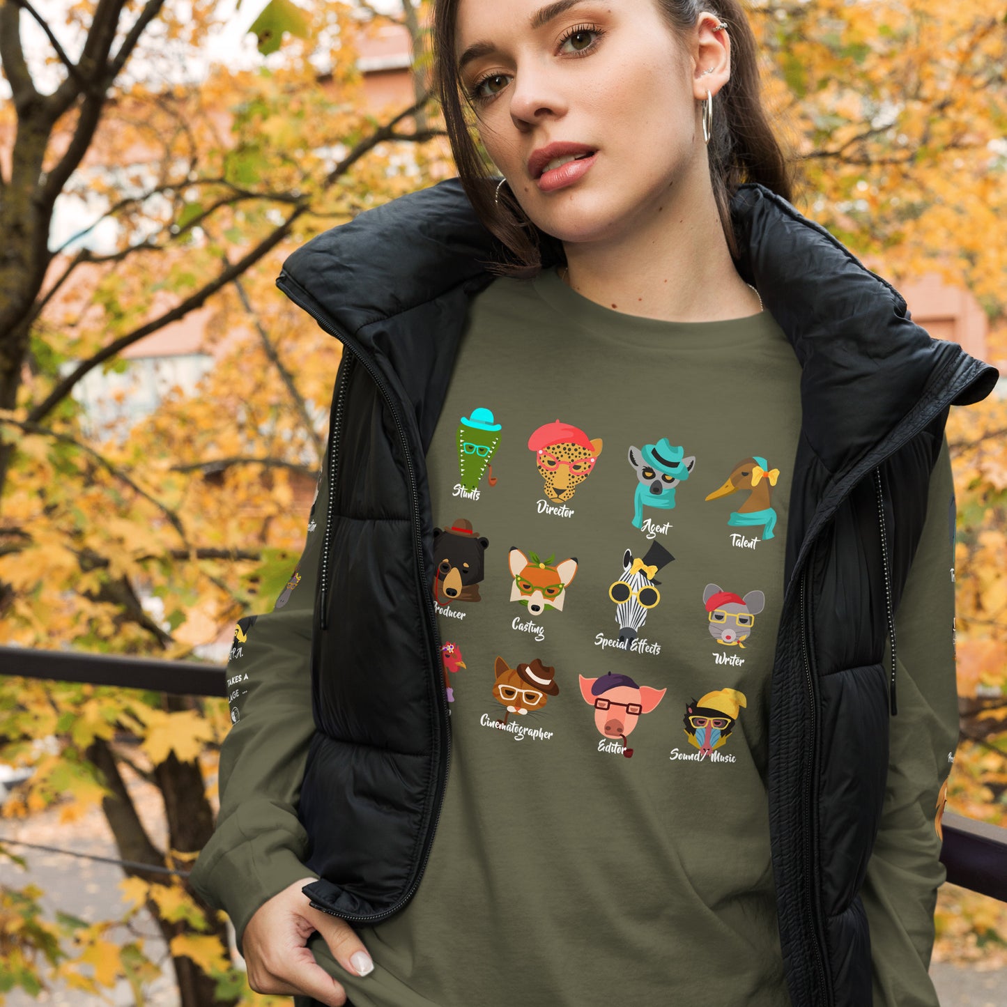 It Takes A Village - Animals - Unisex Long Sleeve Tee