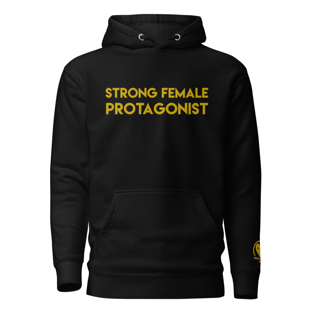 Strong Female Protagonist - Yellow Embroidered Premium Unisex Hoodie