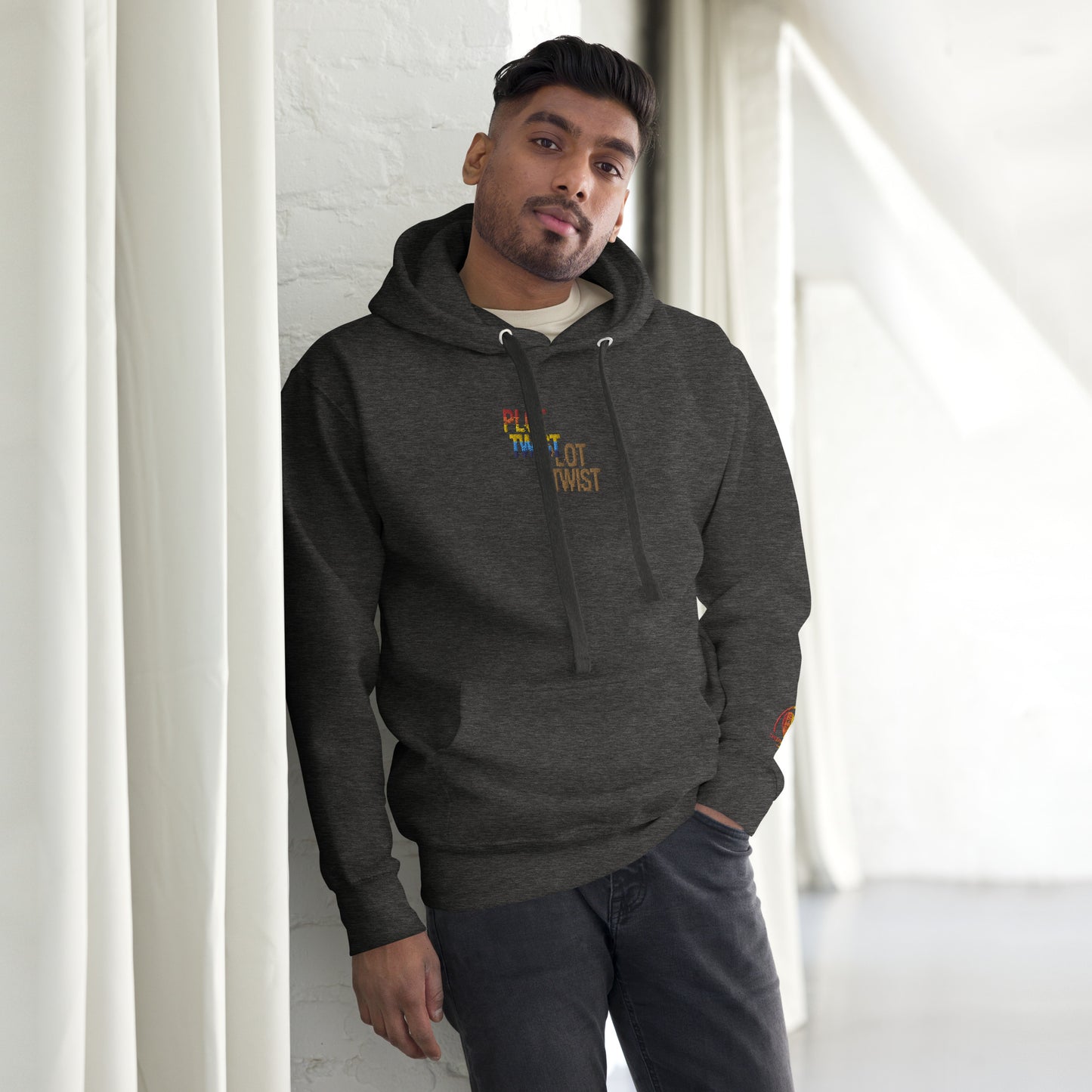 Plot Twist - Premium Embroidered Unisex Hoodie