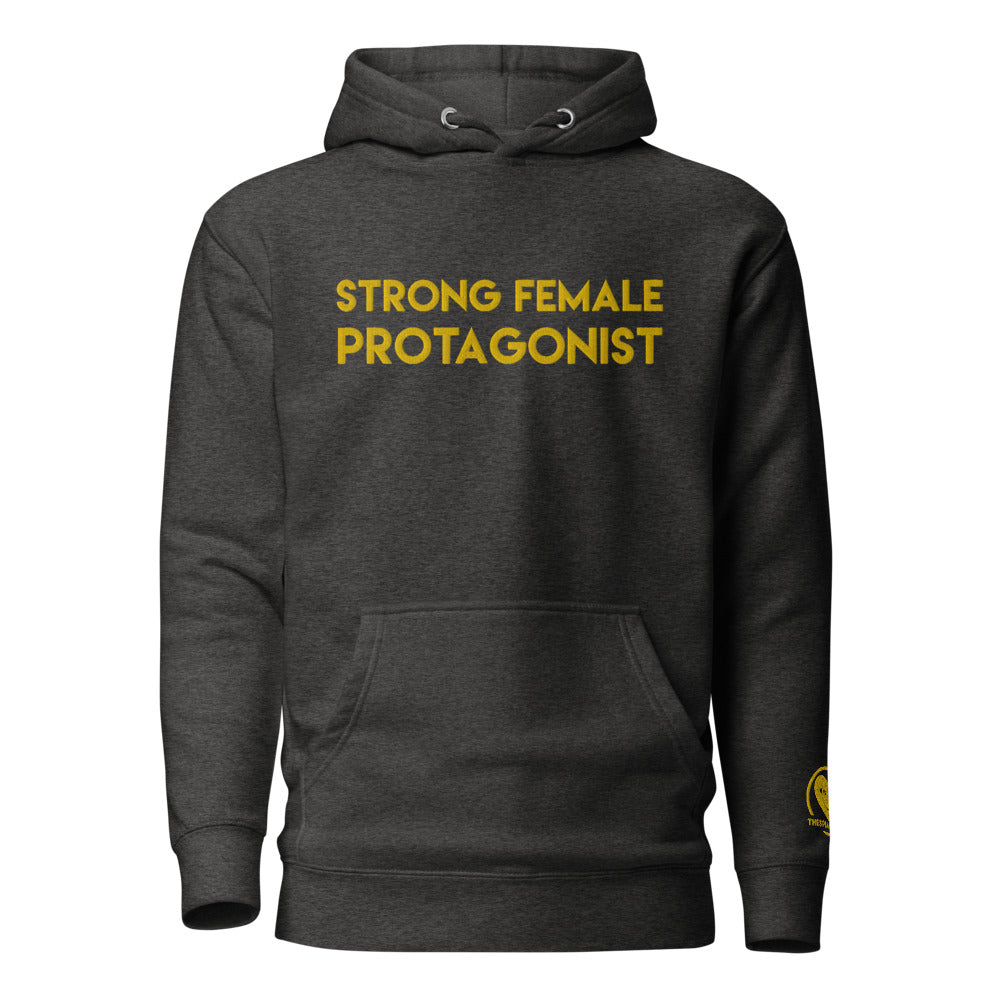 Strong Female Protagonist - Yellow Embroidered Premium Unisex Hoodie
