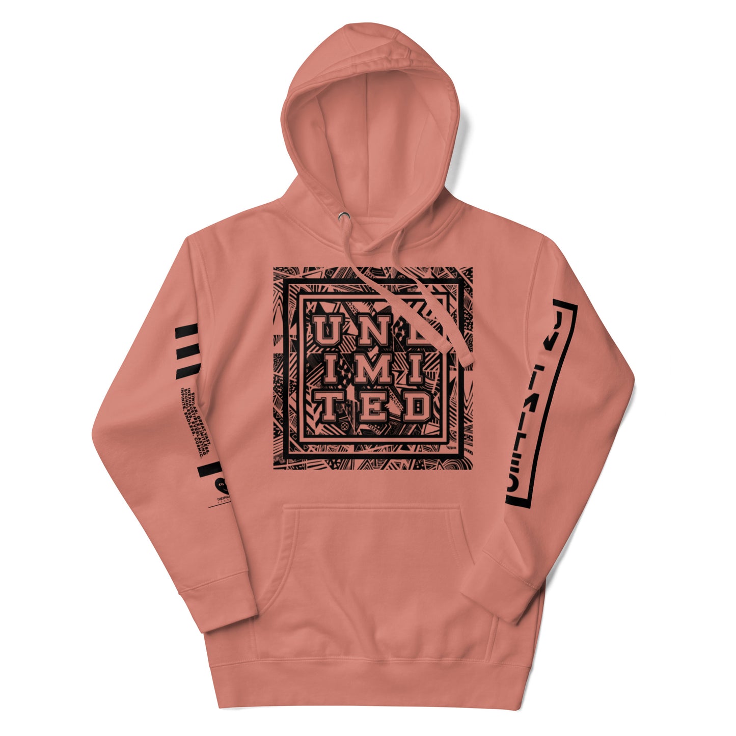 Unlimited - Sleeves Printed Premium Unisex Hoodie