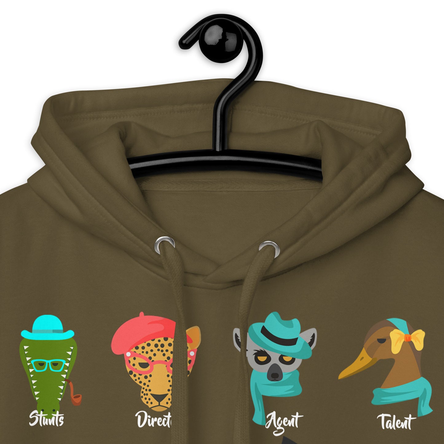 It Takes A Village - Animals - Printed Premium Unisex Hoodie