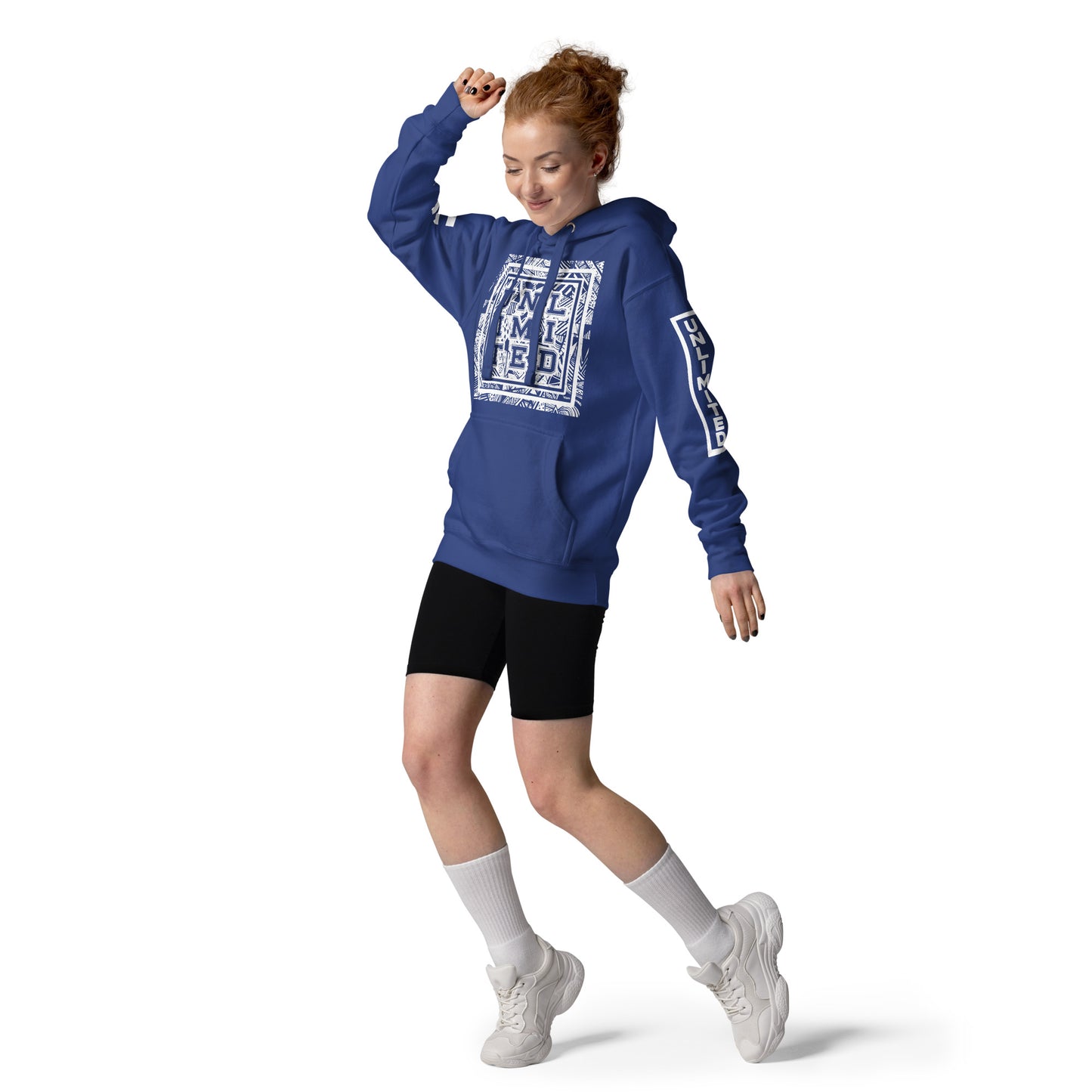 Unlimited - Sleeves Printed Premium Unisex Hoodie