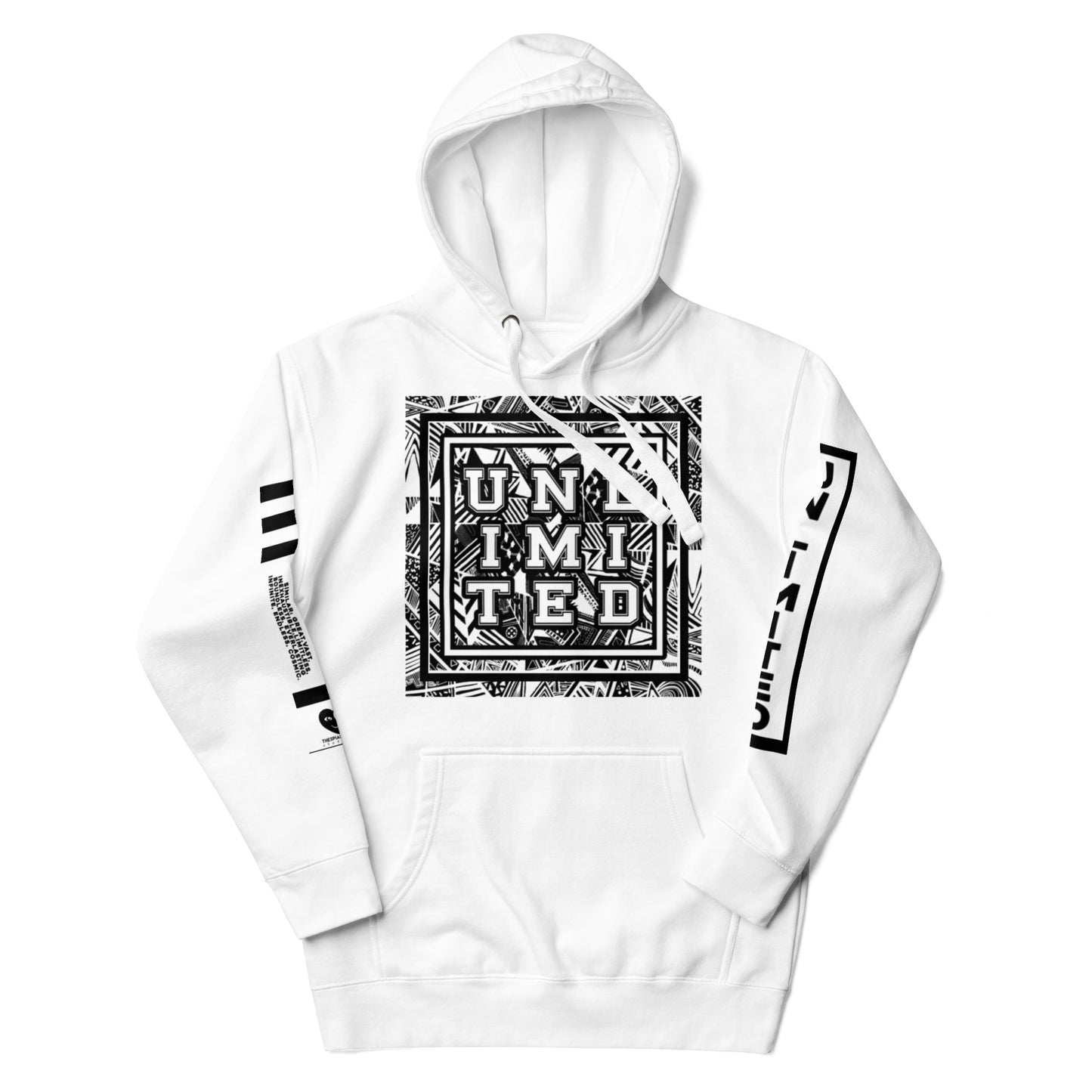 Unlimited - Sleeves Printed Premium Unisex Hoodie
