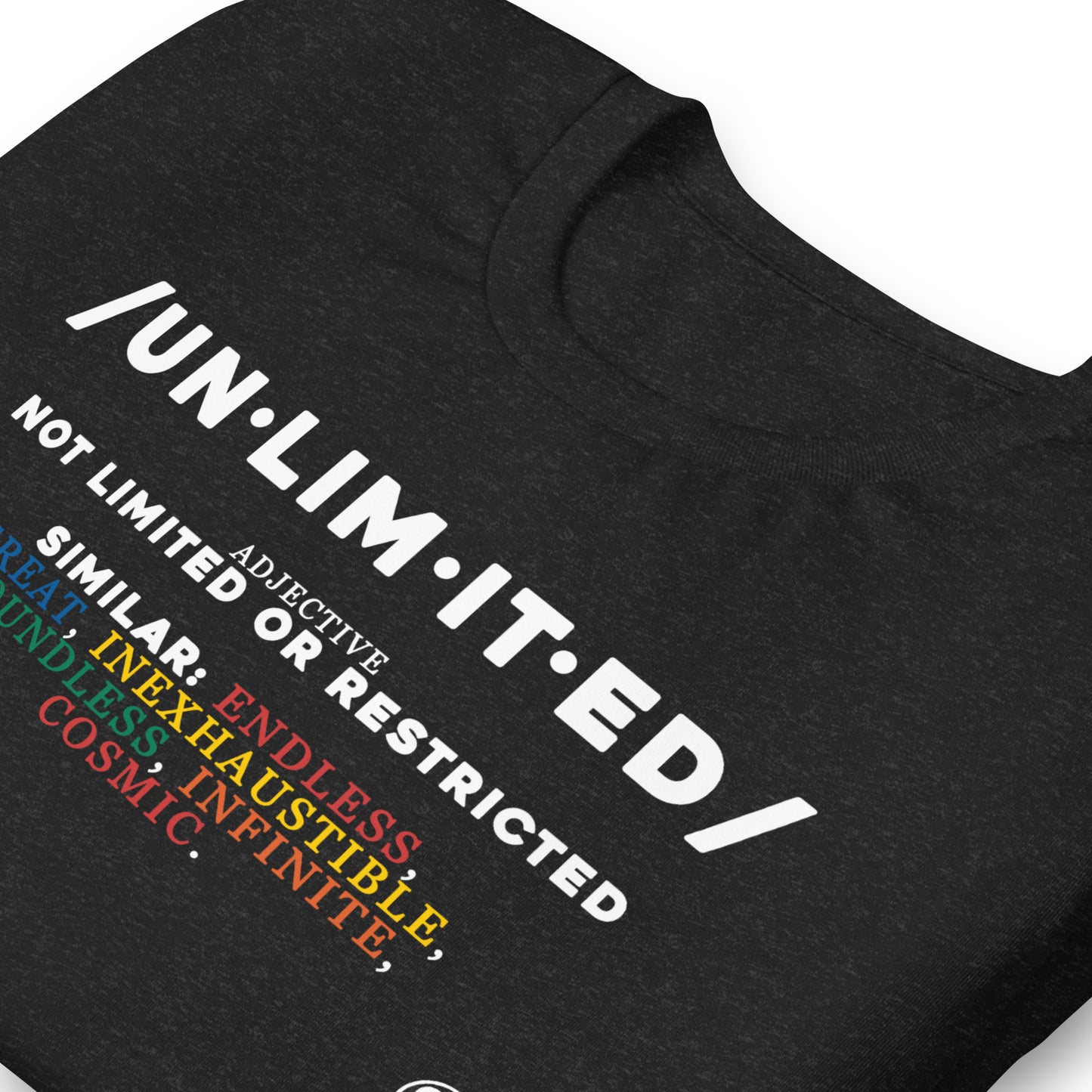 Unlimited Definition Colorful - Short-Sleeve Staple Unisex T-shirt