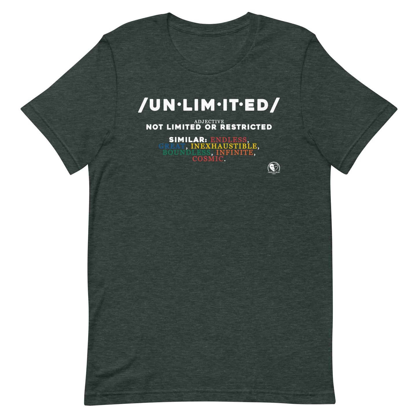 Unlimited Definition Colorful - Short-Sleeve Staple Unisex T-shirt