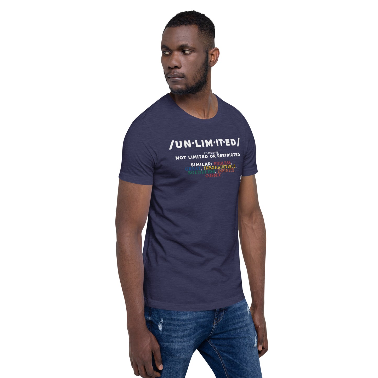 Unlimited Definition Colorful - Short-Sleeve Staple Unisex T-shirt