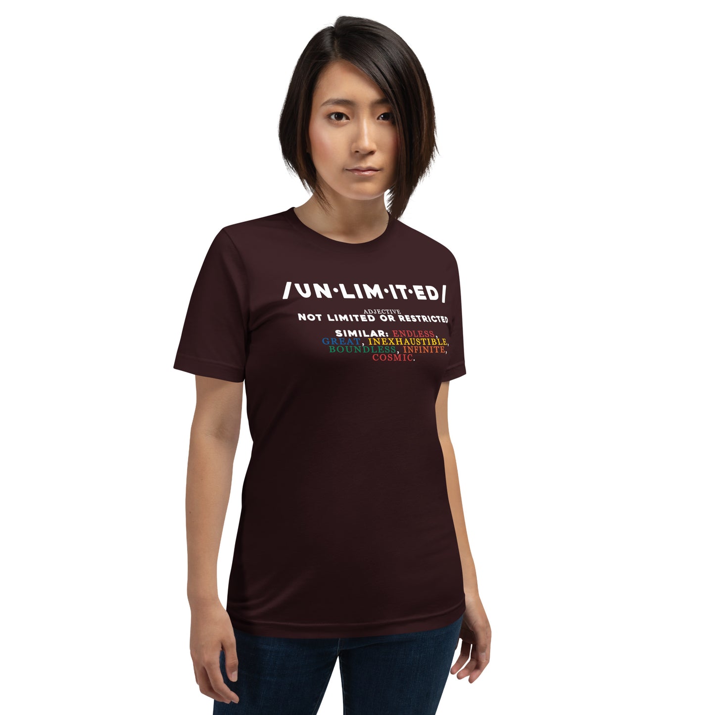 Unlimited Definition Colorful - Short-Sleeve Staple Unisex T-shirt