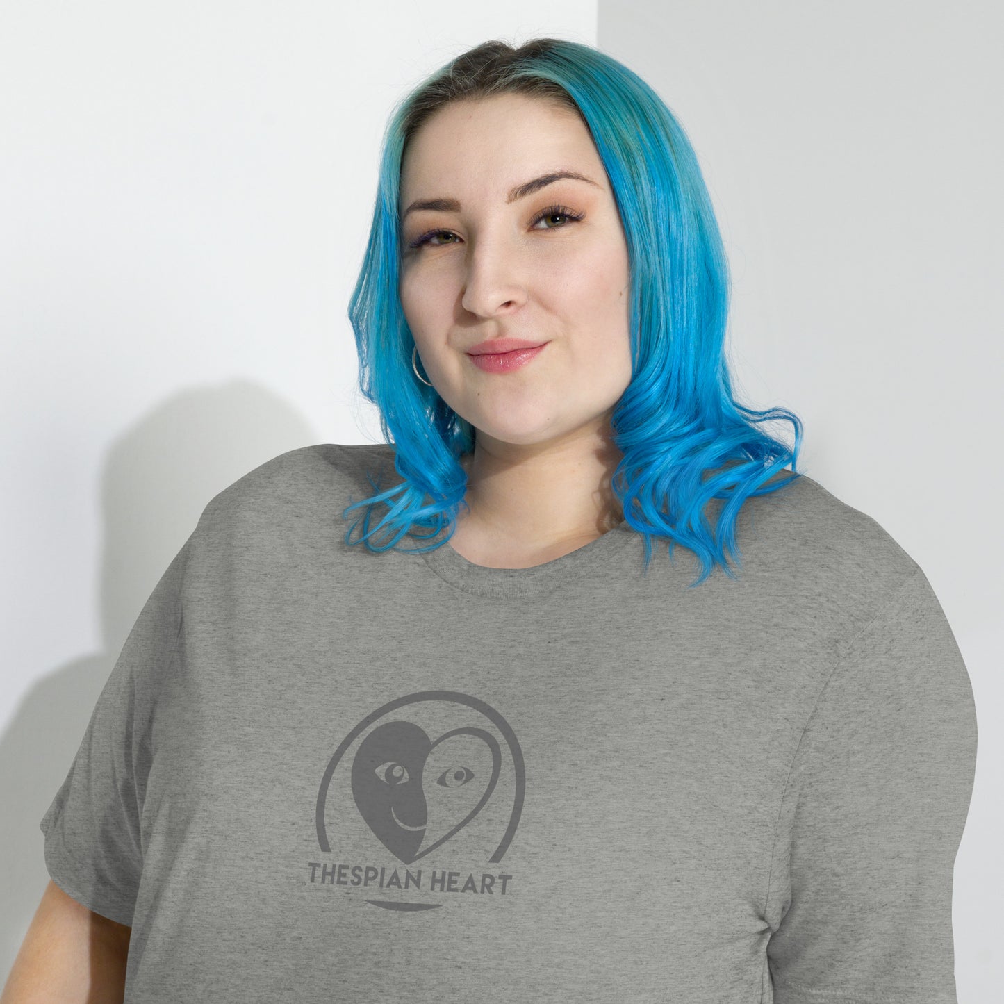 Thespian Heart Logo - Premium Tri-blend Short-Sleeve Unisex T-shirt