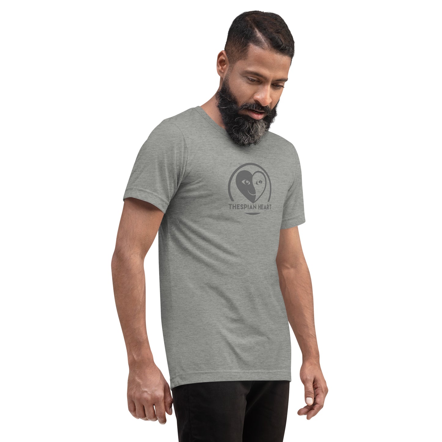 Thespian Heart Logo - Premium Tri-blend Short-Sleeve Unisex T-shirt