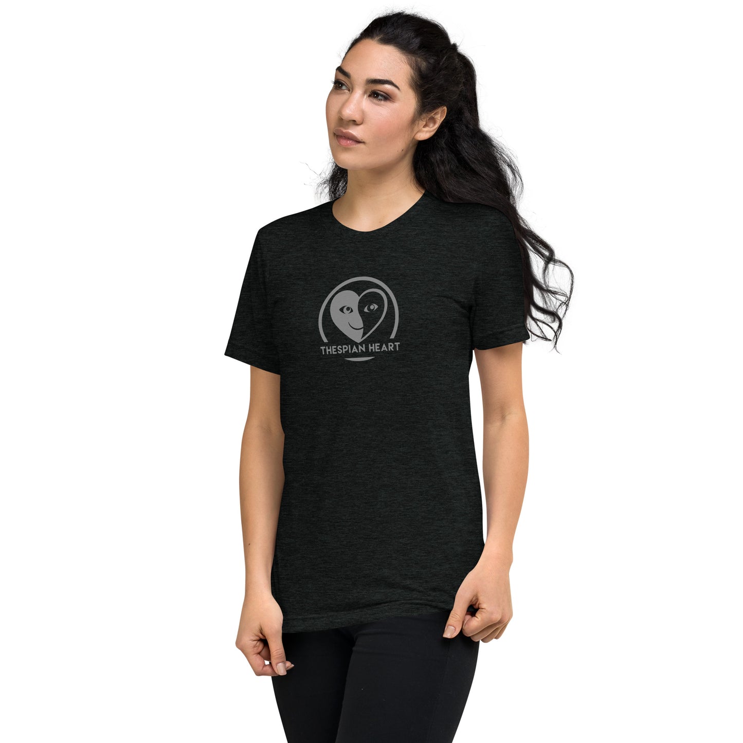 Thespian Heart Logo - Premium Tri-blend Short-Sleeve Unisex T-shirt