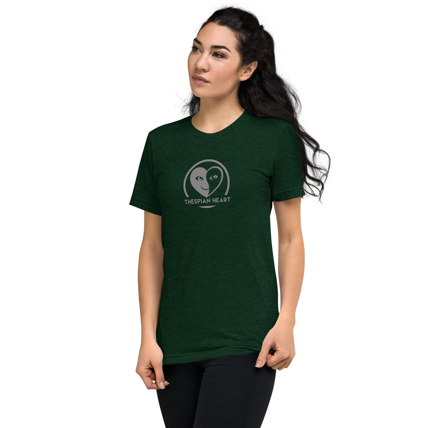 Thespian Heart Logo - Premium Tri-blend Short-Sleeve Unisex T-shirt