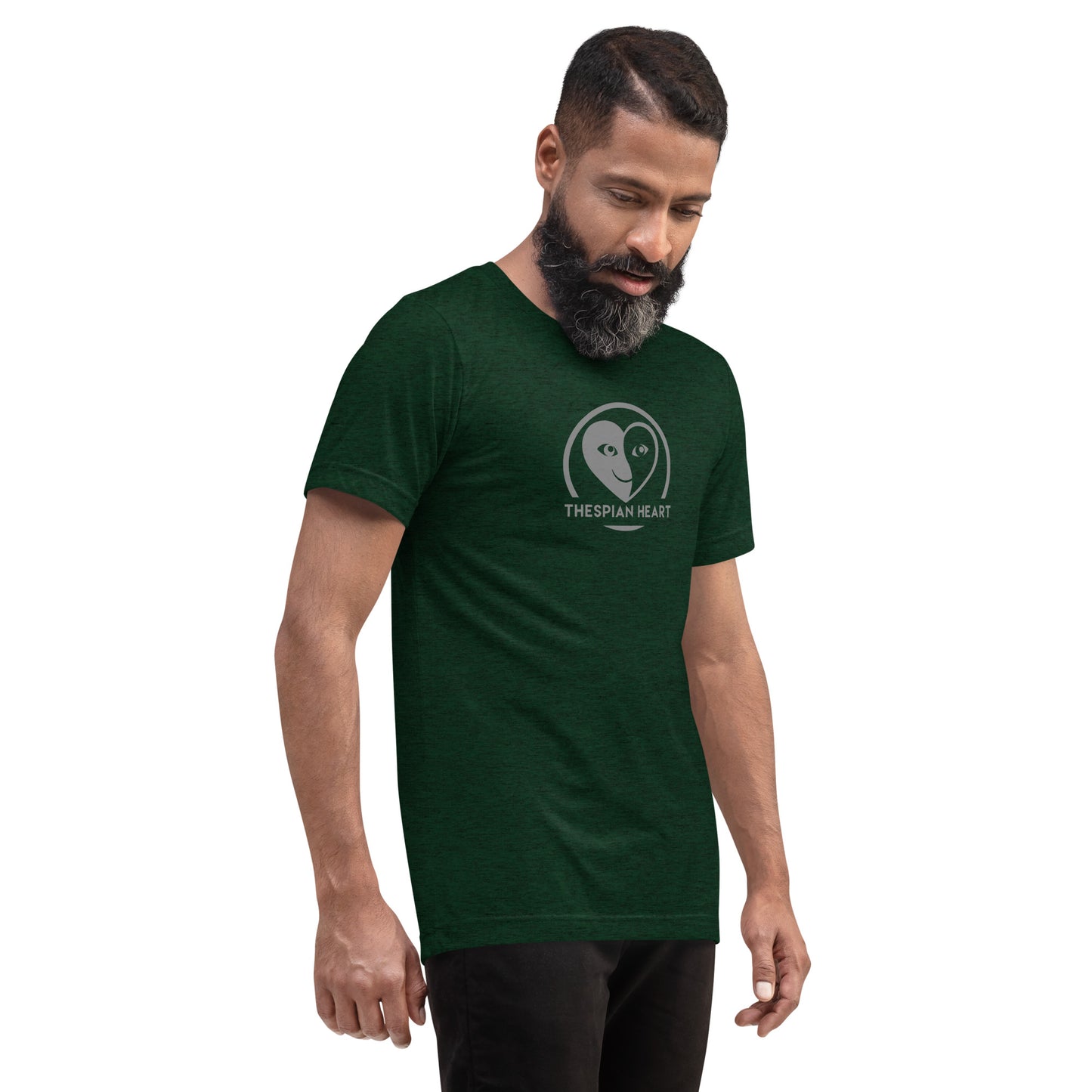 Thespian Heart Logo - Premium Tri-blend Short-Sleeve Unisex T-shirt