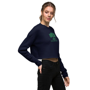 I Am Unlimited Tree - Embroidered Crop Top Sweatshirt