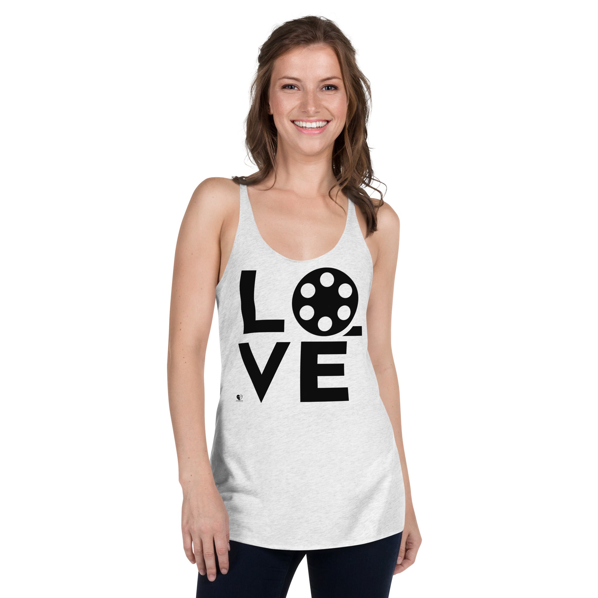 Love Movies - Women's Racerback Tank Top