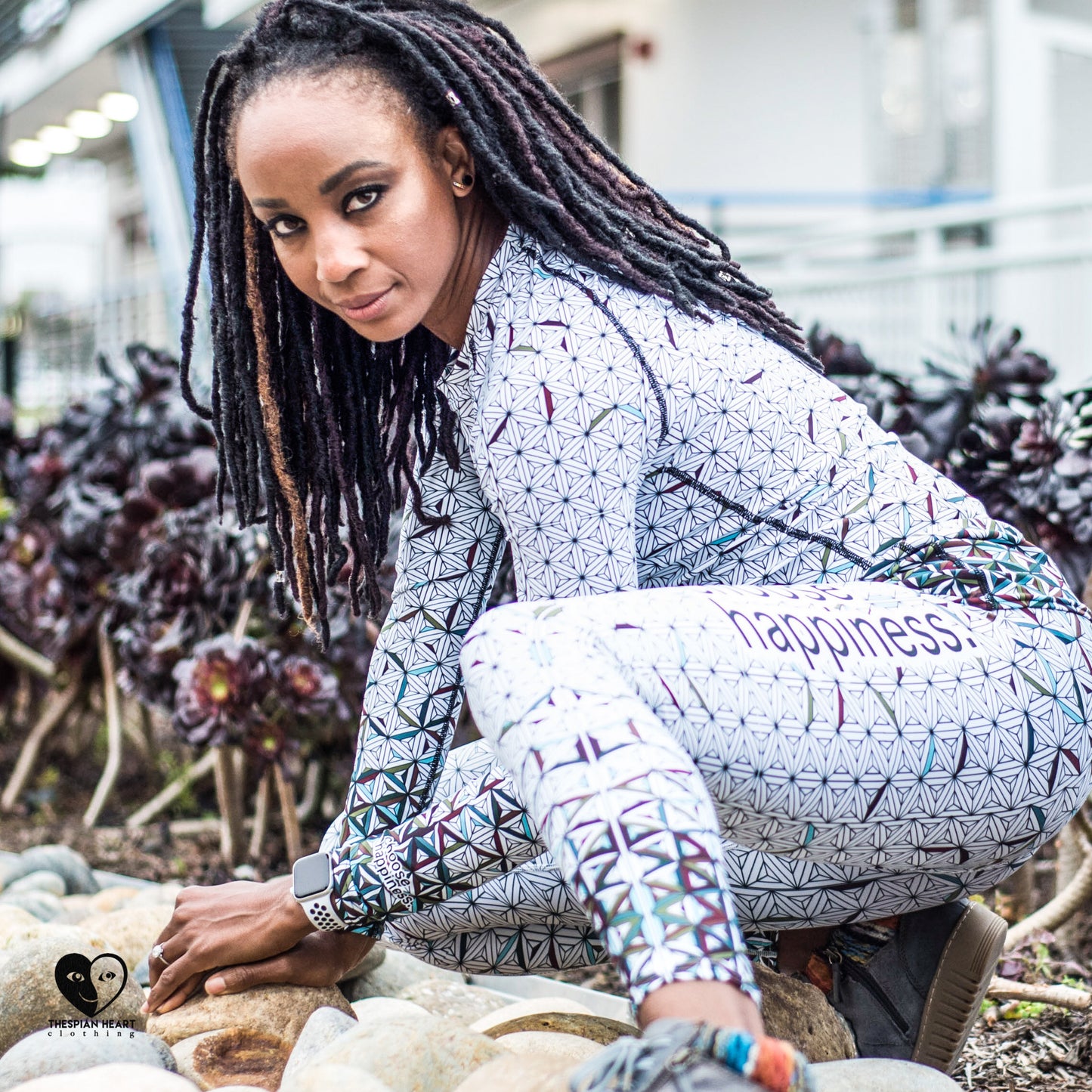 Choose Happiness - Yoga Running Workout Leggings