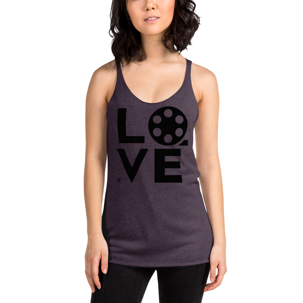 Love Movies - Women's Racerback Tank Top – THESPIAN HEART CLOTHING