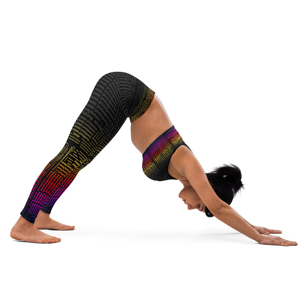 Strong Female Protagonist - Dark Sunset Option - Yoga Leggings