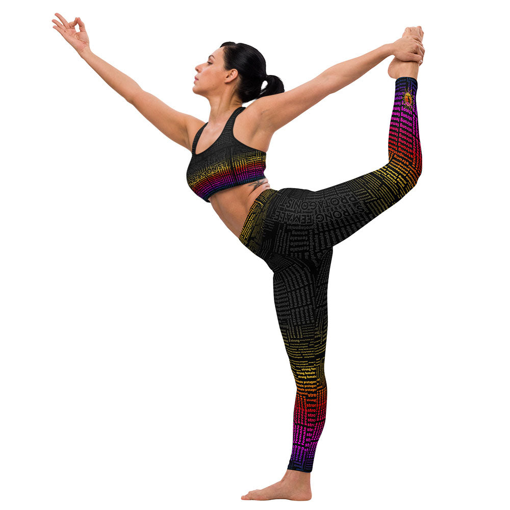 Strong Female Protagonist - Dark Sunset Option - Yoga Leggings