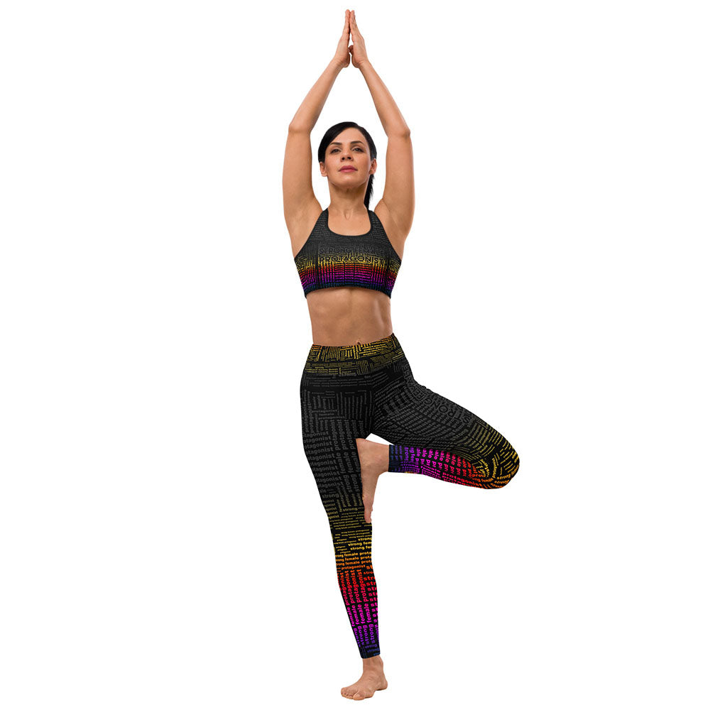 Strong Female Protagonist - Dark Sunset Option - Yoga Leggings