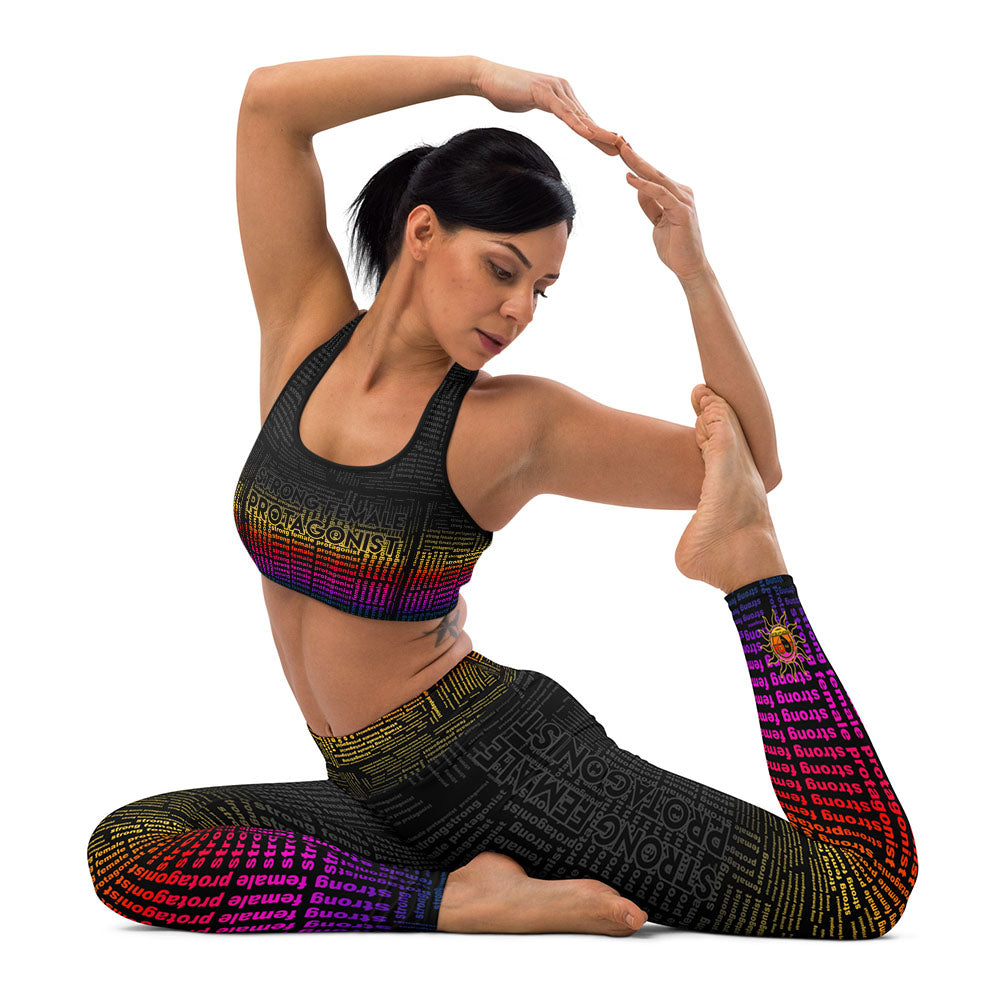 Strong Female Protagonist - Dark Sunset Option - Yoga Leggings