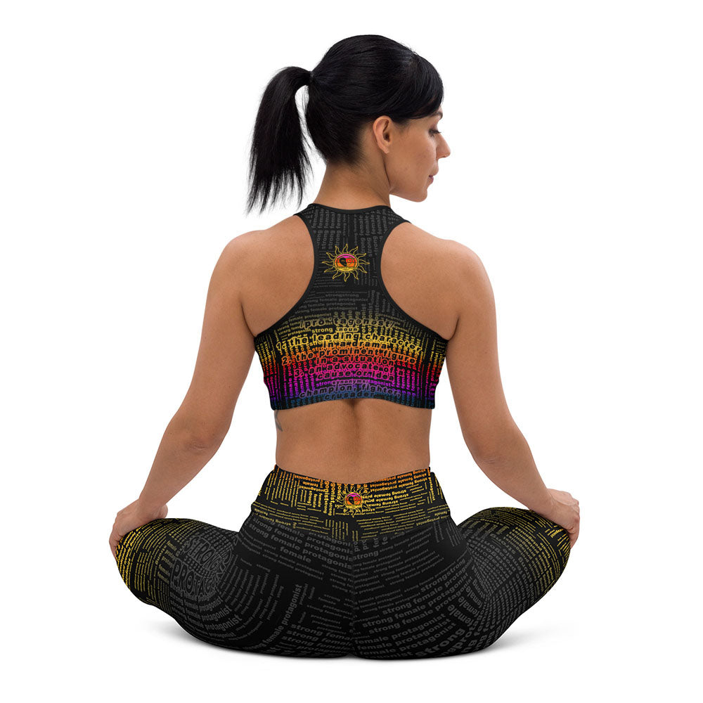 Strong Female Protagonist - Dark Sunset Option - Yoga Leggings