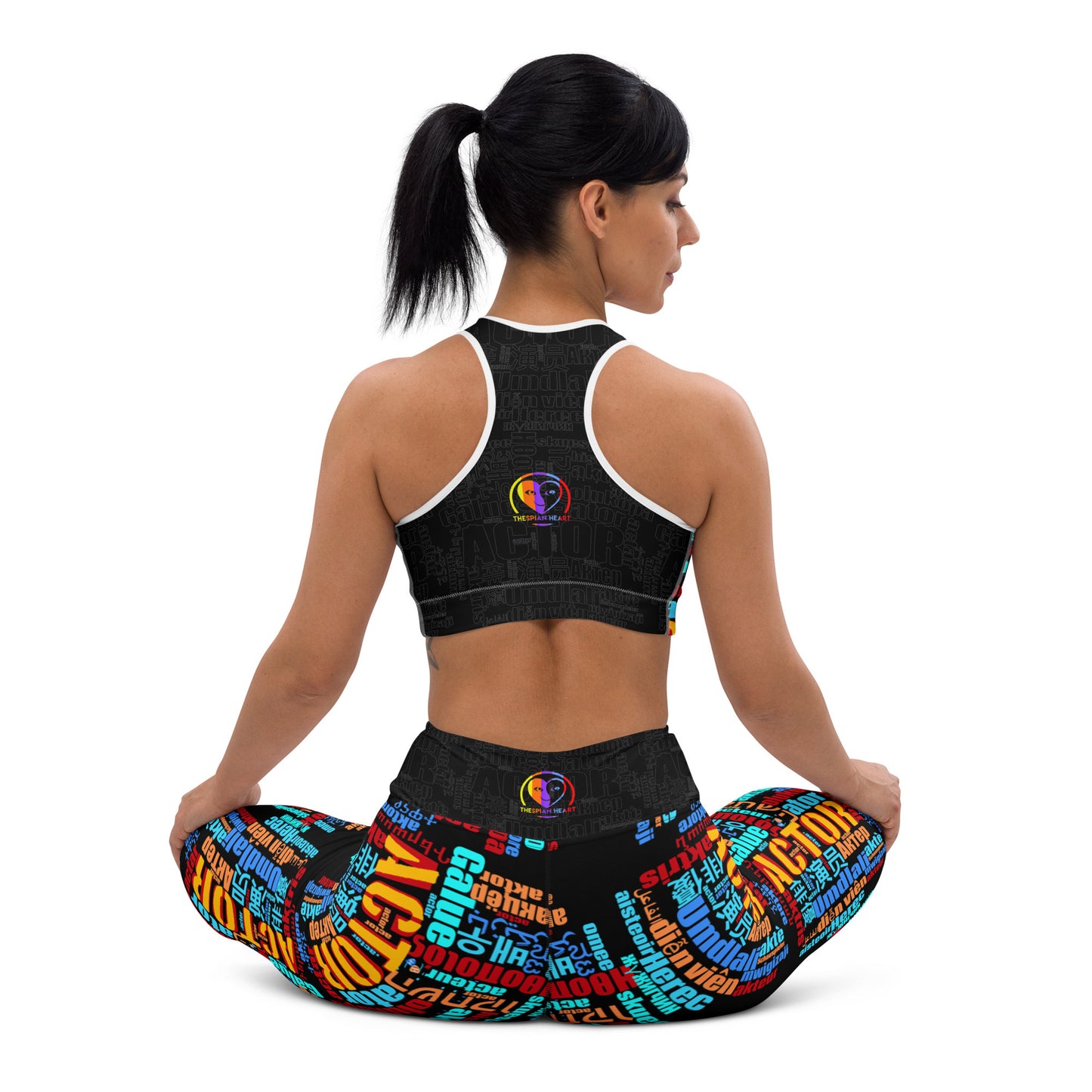 Actor in Languages - Yoga Running Workout Leggings