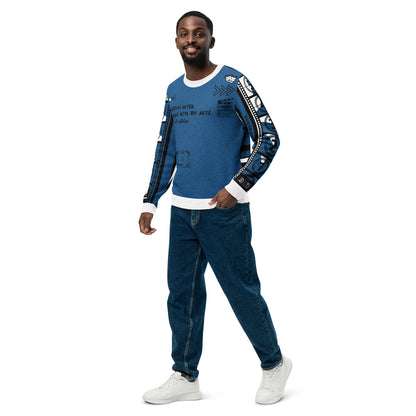 Actor Language Knitted Crew Neck Sweater